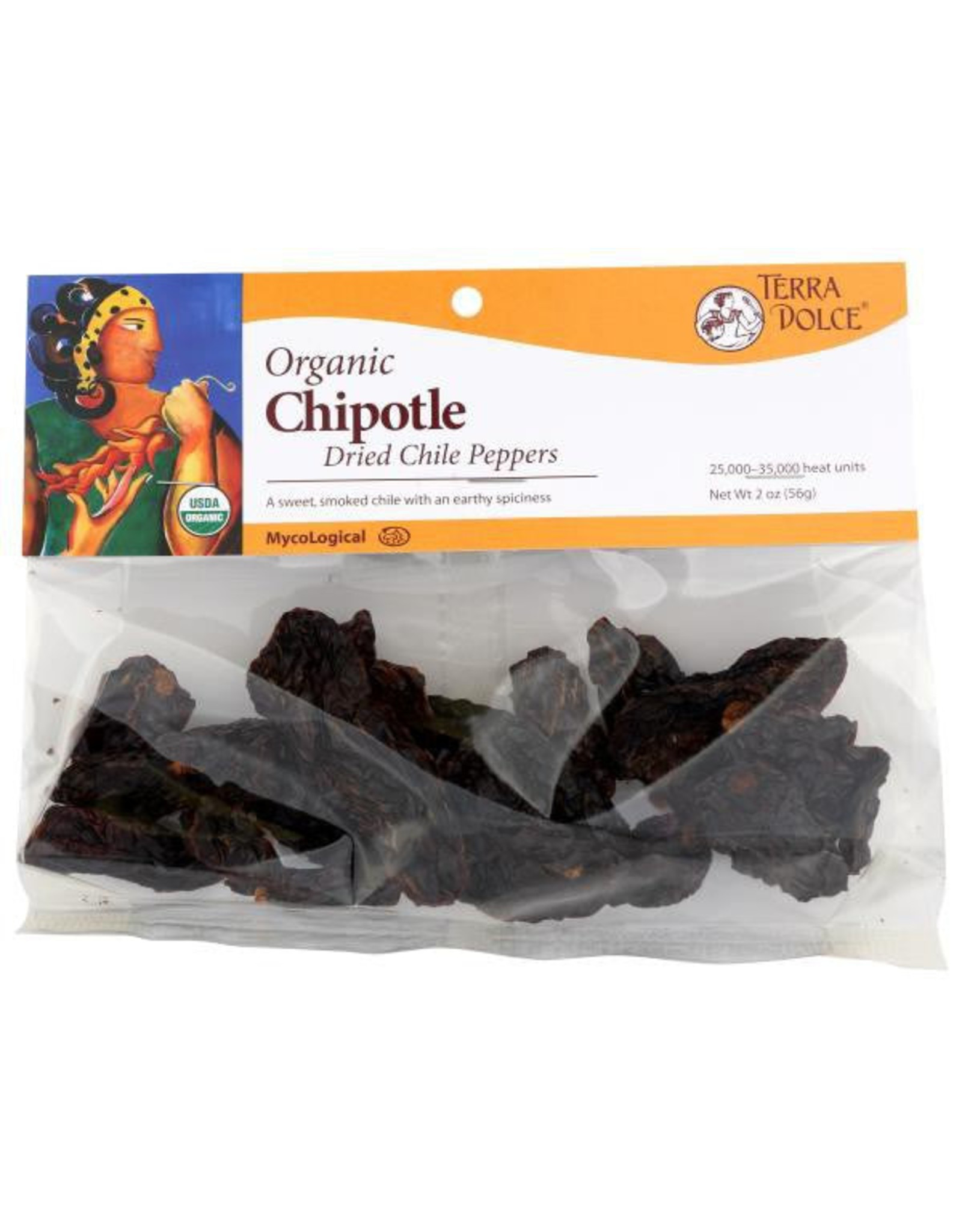 X Terra Dolce OG Dried Chipotle Chile Peppers