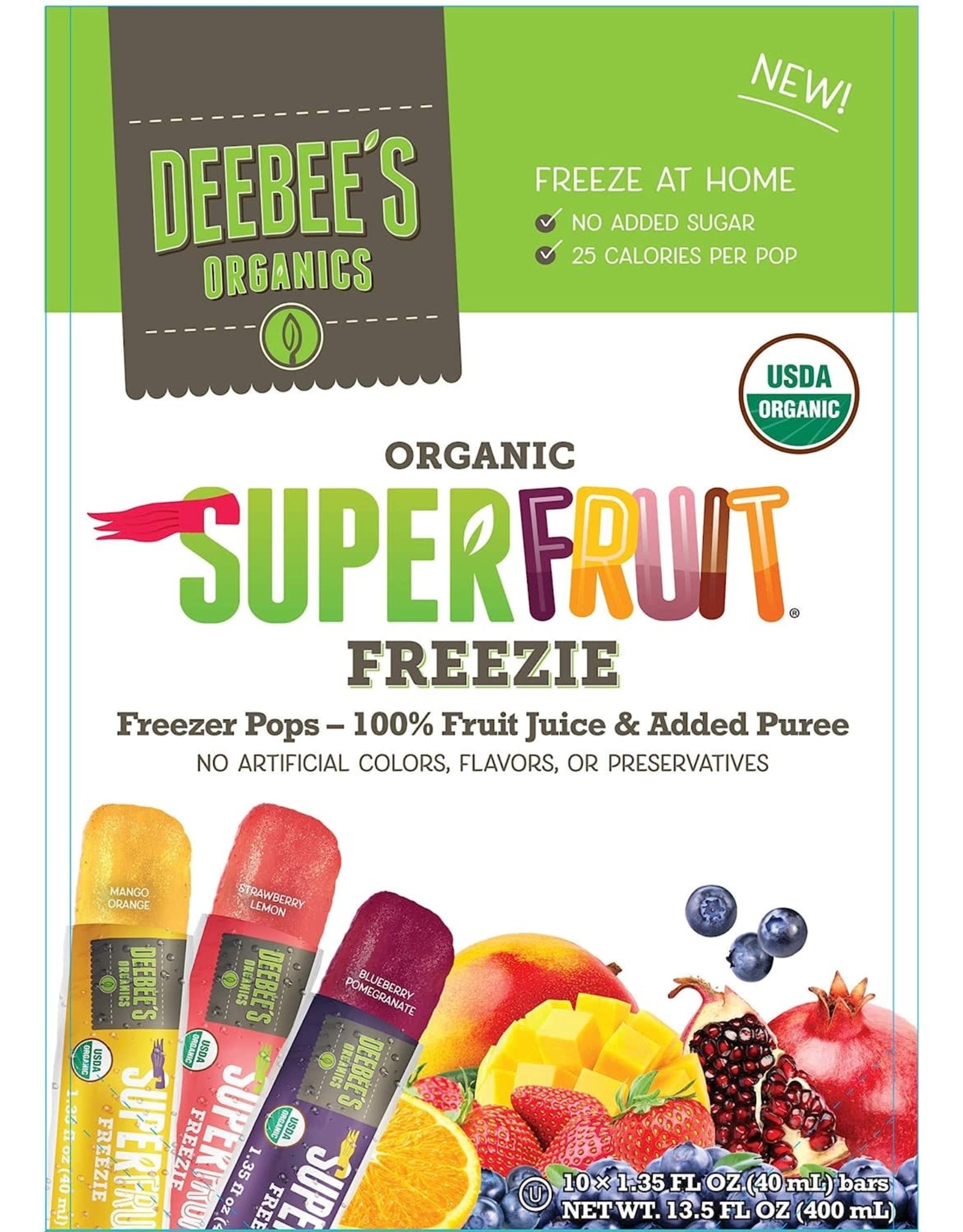 Deebees Fruit Pop 10 pk