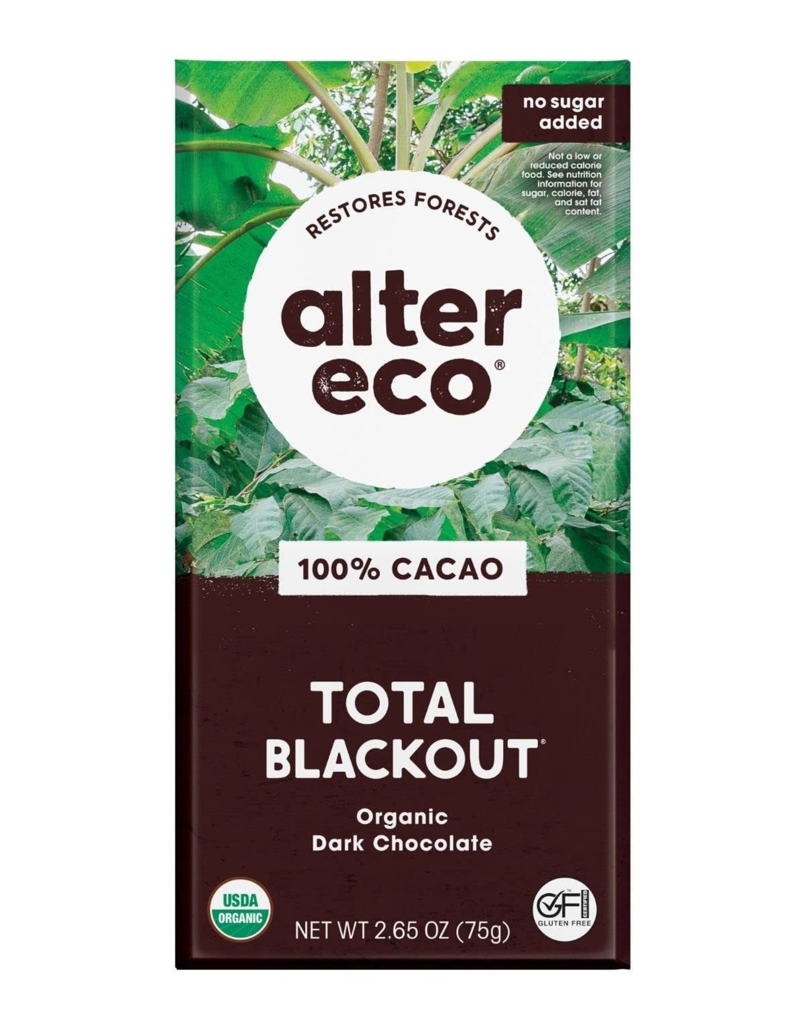 X Alter Eco 100% Total Blackout
