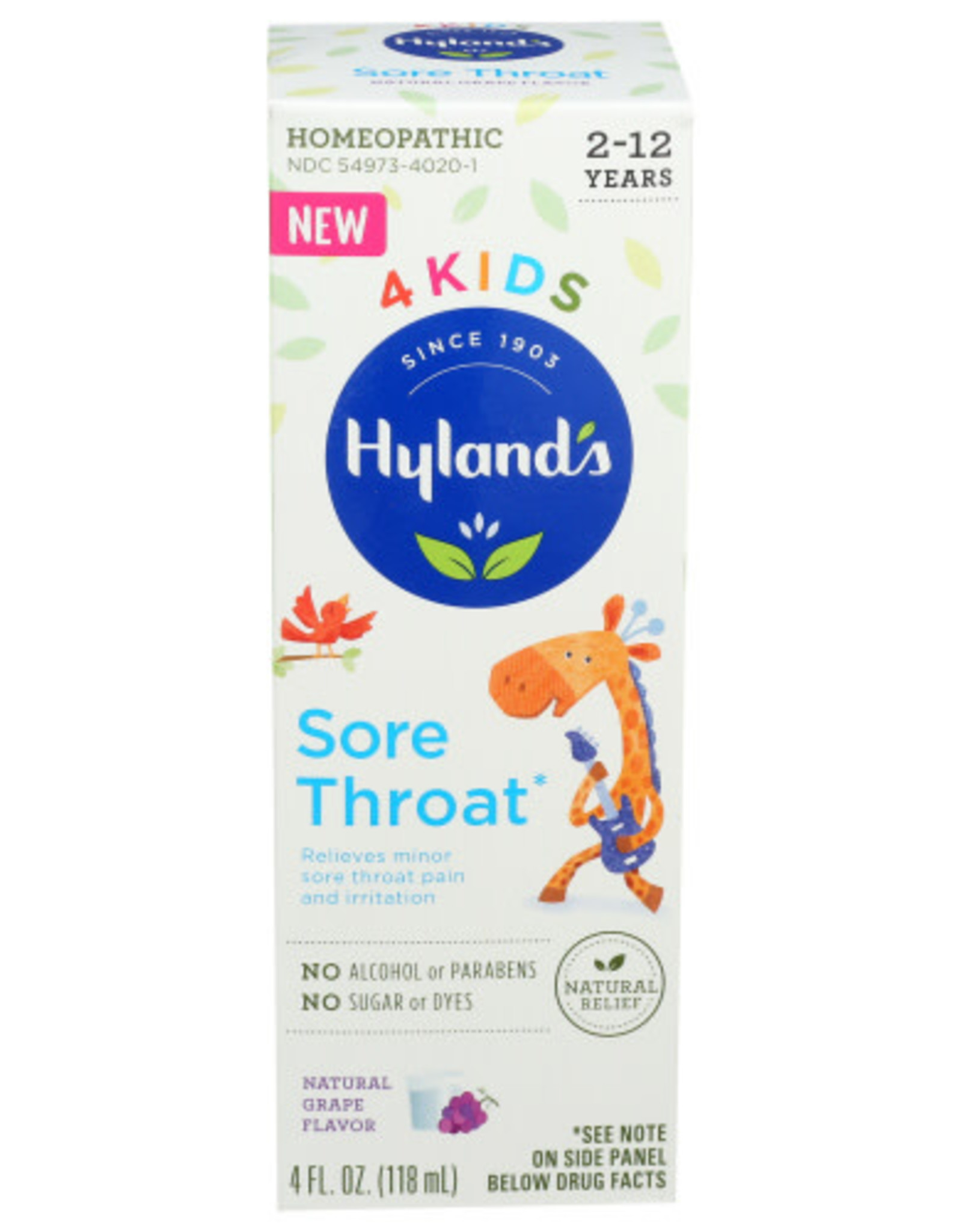 HYLAND X Hyland's  Sore Throat Grape