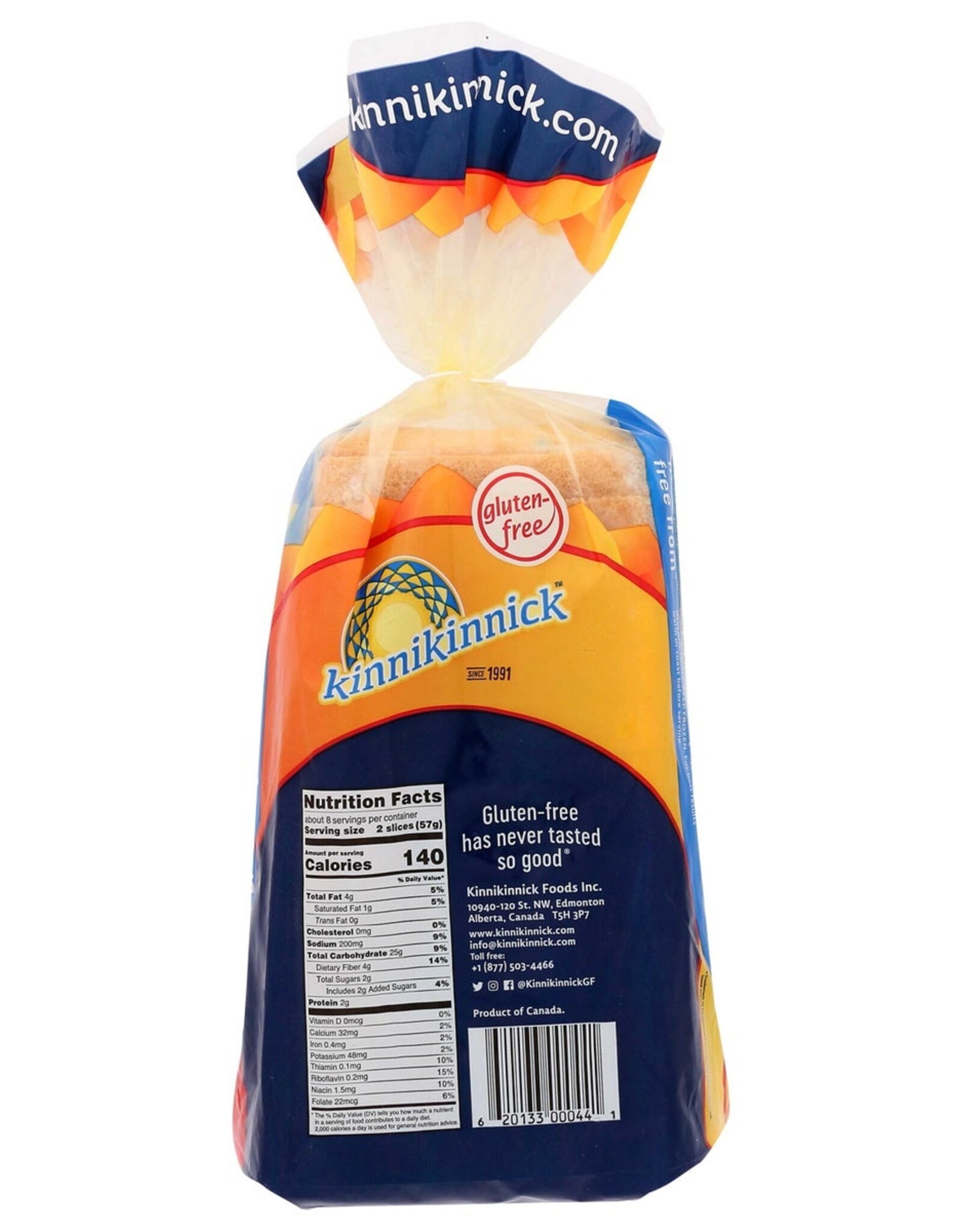 Kinnikinnick GF White Bread 16 oz