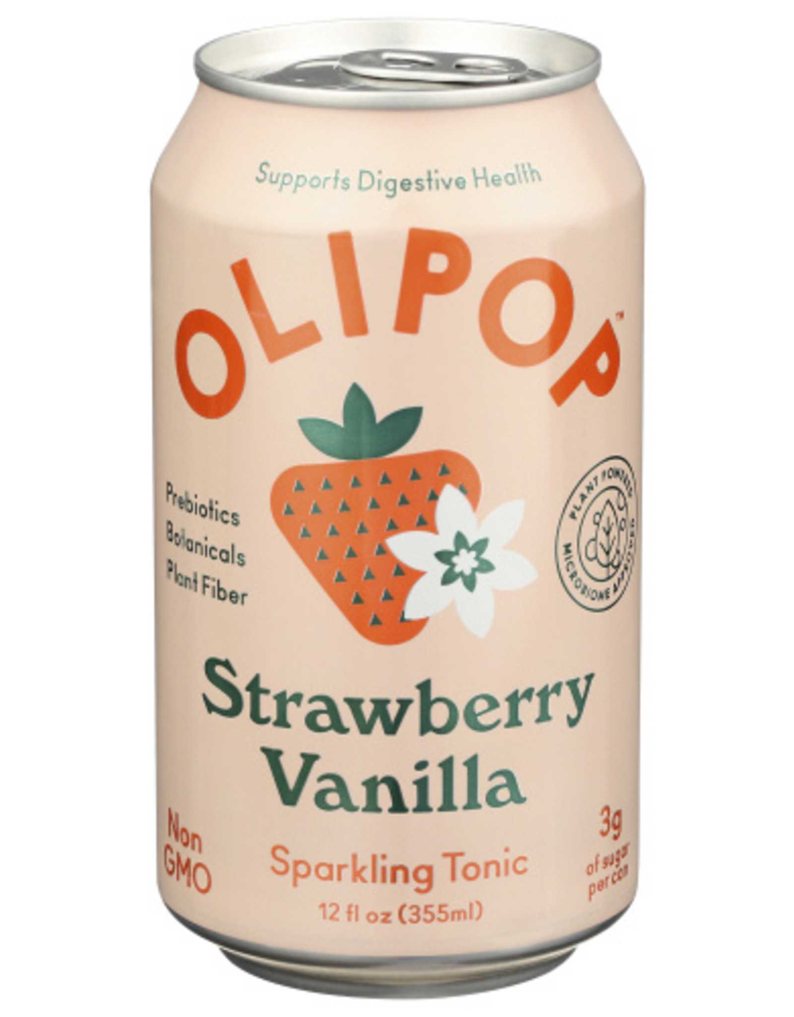 OLIPOP Olipop Strawberry Vanilla Sparkling Tonic