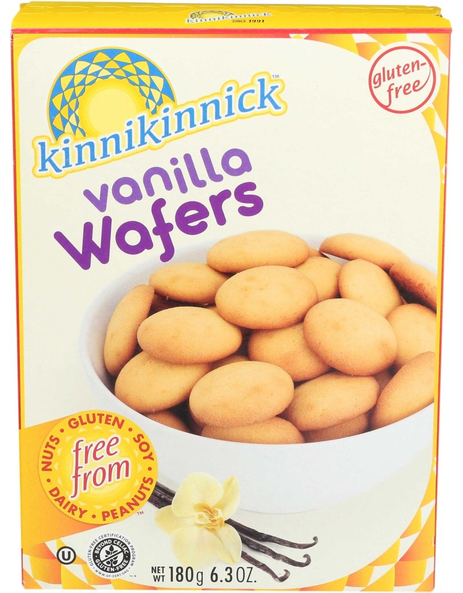 Kinnikinnick GF Vanilla Wafers 6.3 oz