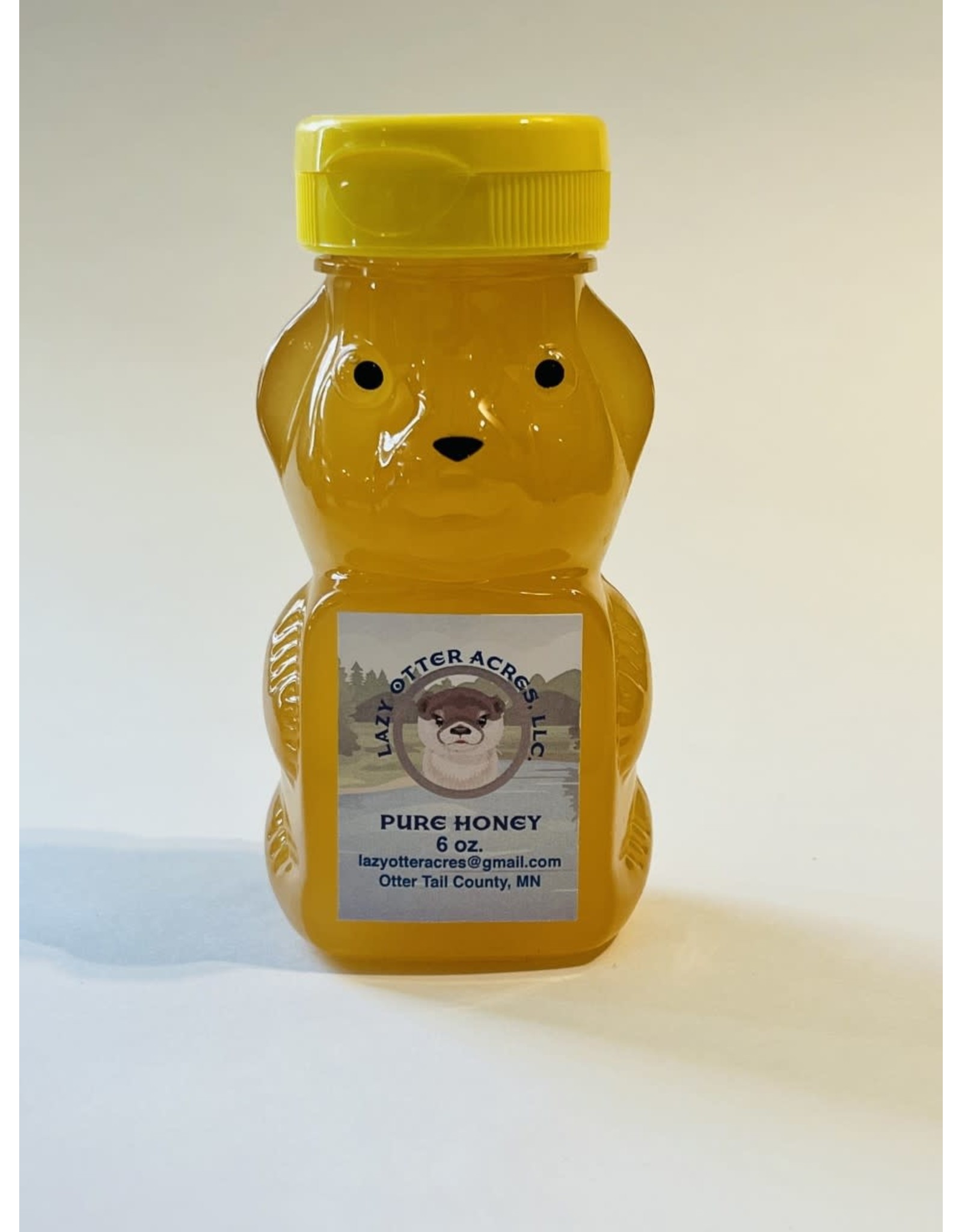 Lazy Otters Raw Honey  Bear 6oz