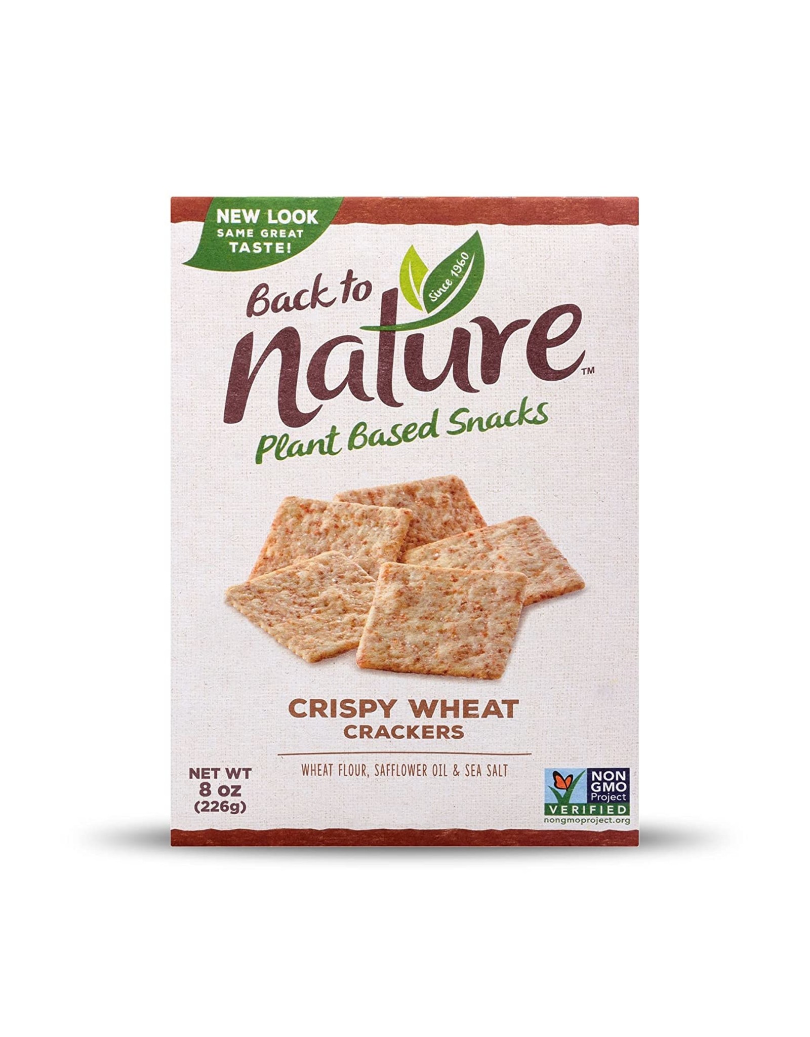 BACK TO NATURE BACK TO NATURE CRISPY WHEAT CRACKERS, 8 OZ.
