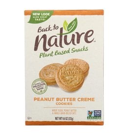 BACK TO NATURE BACK TO NATURE PEANUT BUTTER CREME COOKIES, 9.6 OZ.