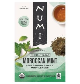 NUMI® NUMI ORGANIC TEA HERBAL TEA, MOROCCAN MINT CHAI, 18 TEA BAGS