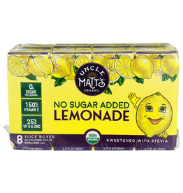 Uncle Matts Organic Juice Box Lemonade 8pk