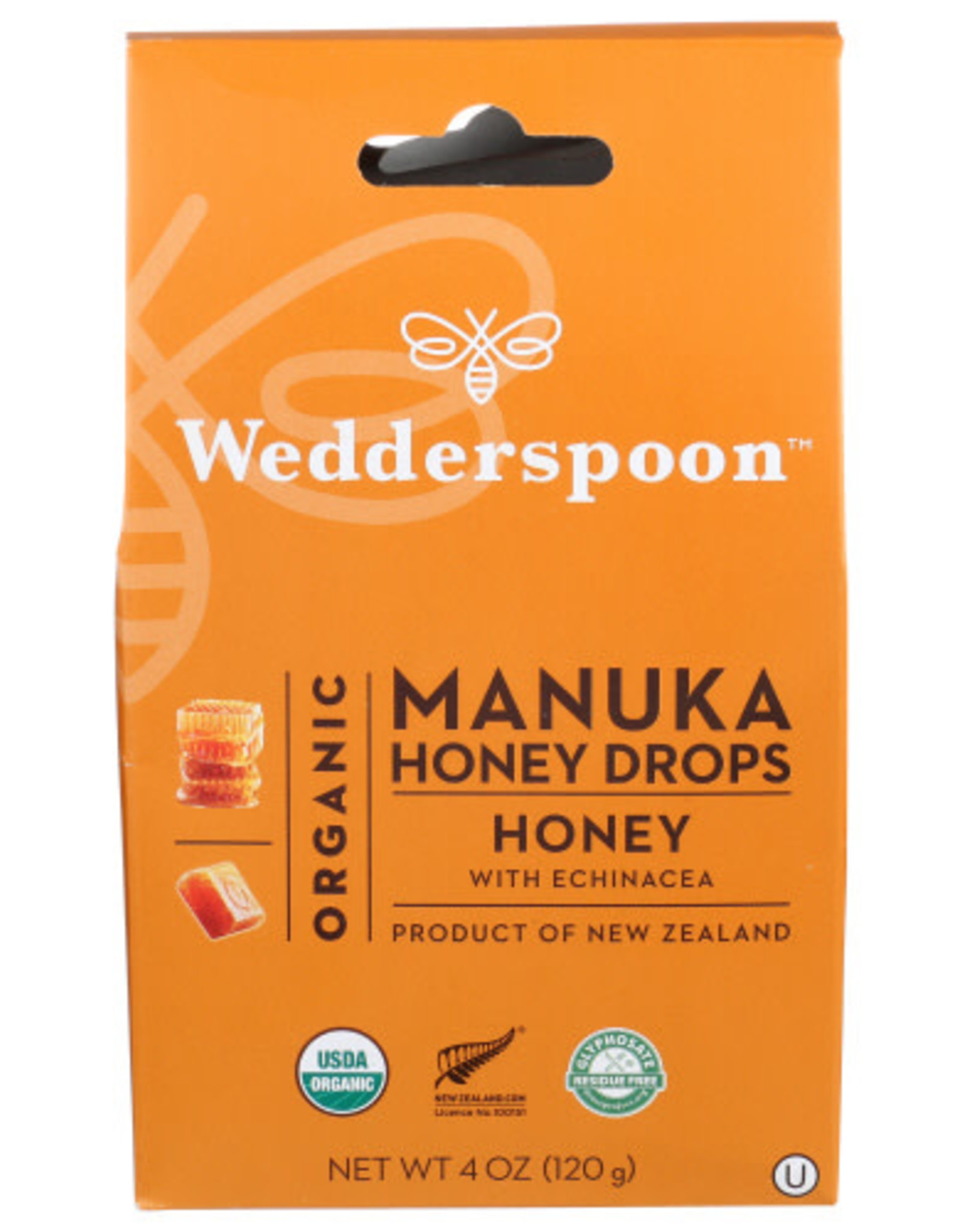 Wedderspoon Manuka Honey Drops Organic