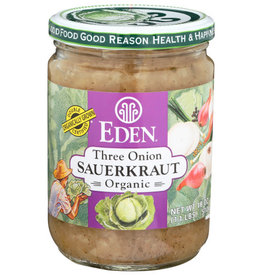 Eden Three Onion Sauerkraut 18oz