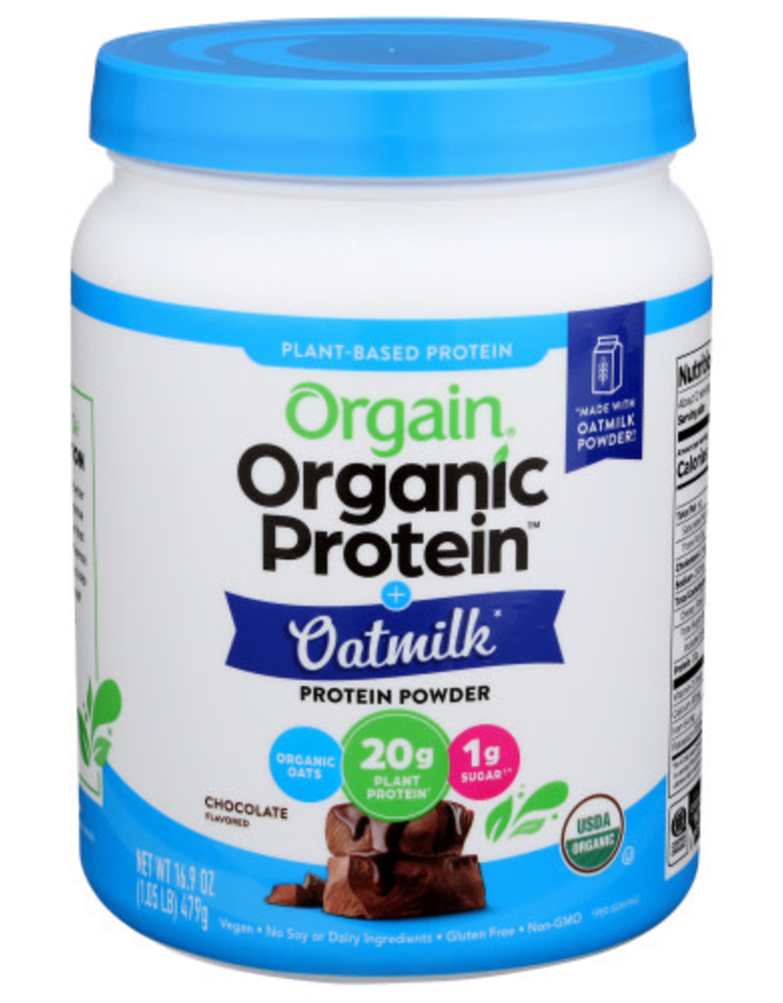 Orgain Protein Powder Oatmilk Chocolate