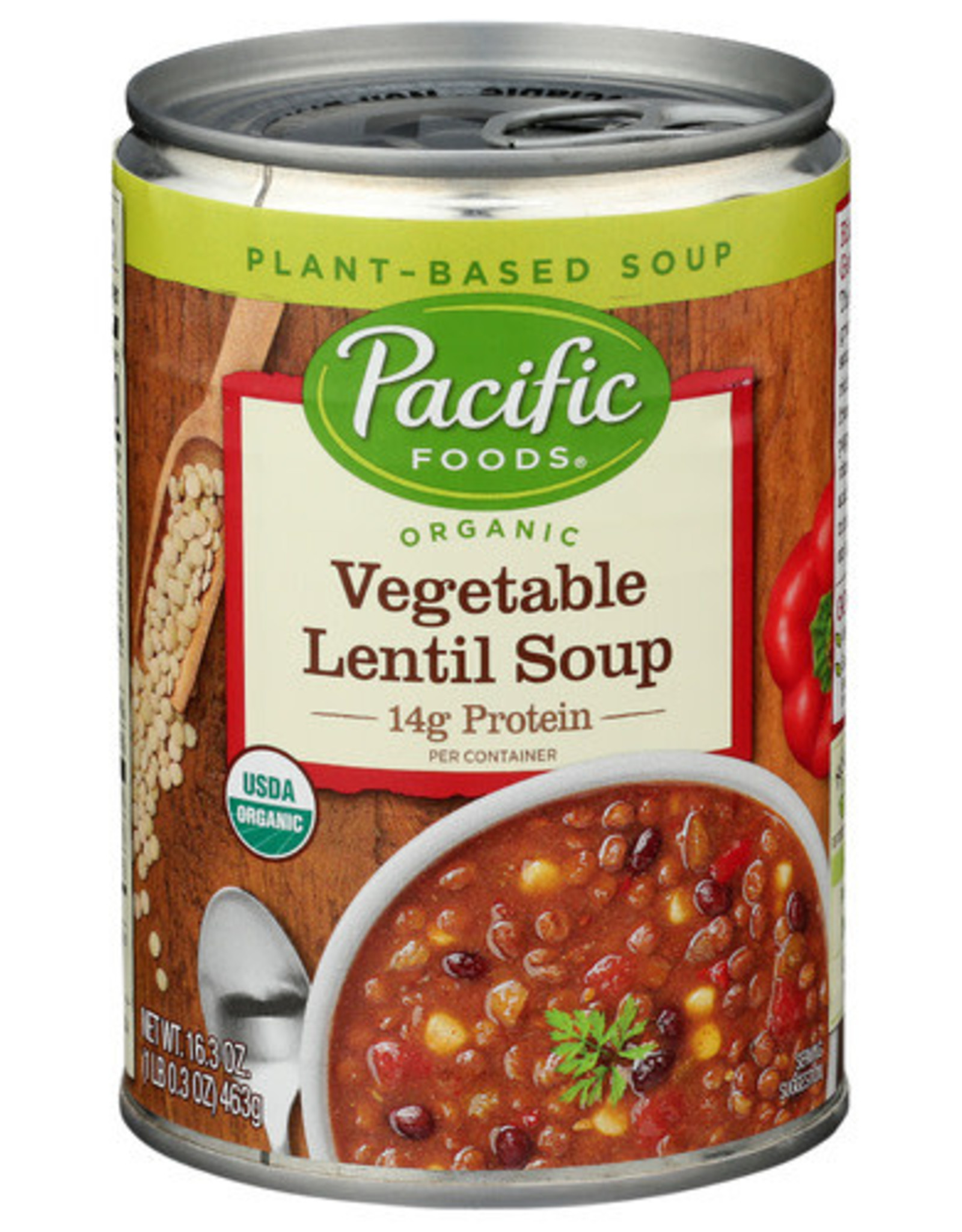 Pacific Foods Soup Vegetable Lentil