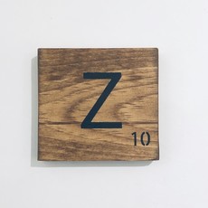Scrabble Tiles Q - Z