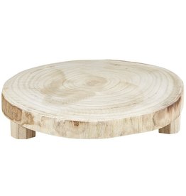 Medium Natural Paulownia Wood Riser