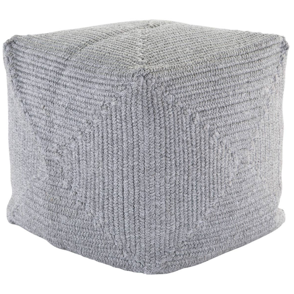 Montauk December Sky Pouf