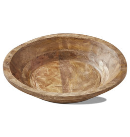 Natural Watermill Round Dough Bowl