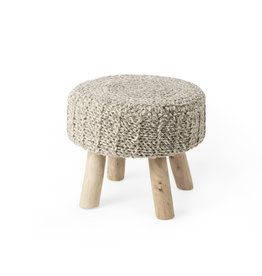 4 Legged Bina Taupe Stool