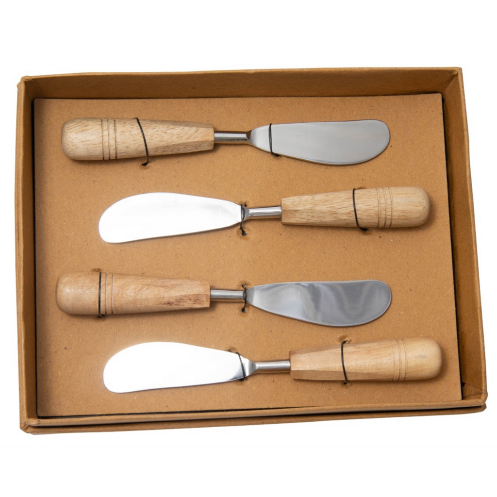 S/4 Mango Wood Spreaders