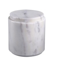 Lidded Marble Cannisters