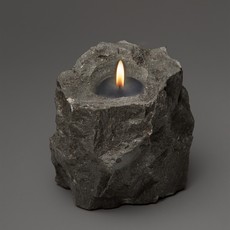 Lava Stone Candle Holder