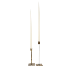 S/2 Ivory Taper Candles