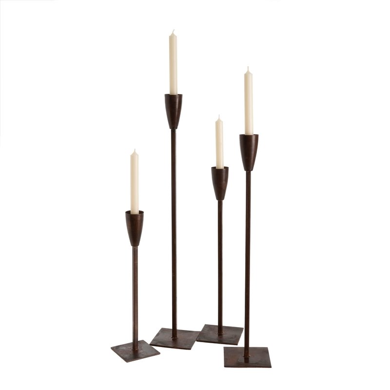 Brown El Grande Candlesticks