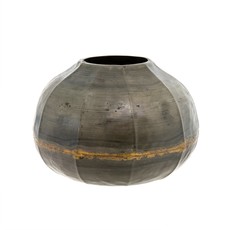 Galvanized Cobblestone Vases