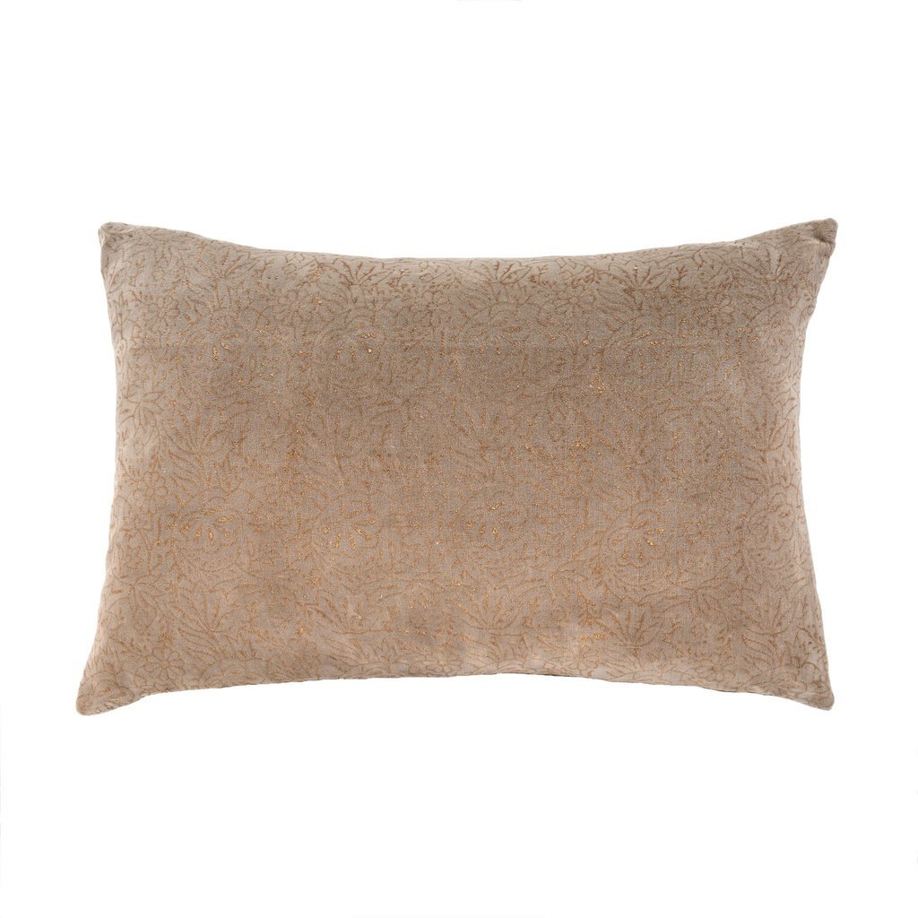 Hazel Printed Velvet Pillow