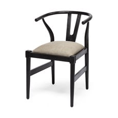 Trixie Black Wood Dining Chair