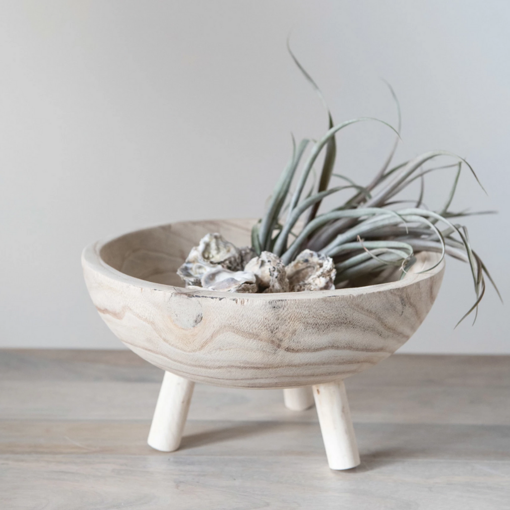 Paulownia Footed Bowl