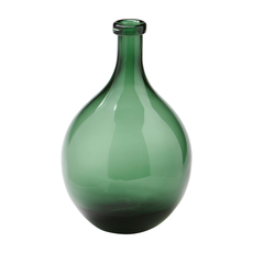 Oversized Green Glass Bottle