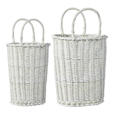 White Handled Baskets