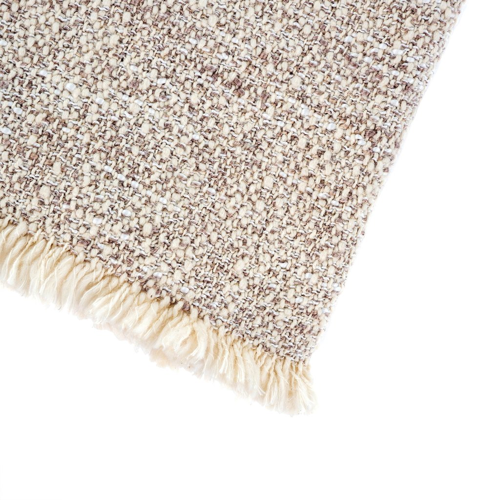 Beige Owen Woven Throw