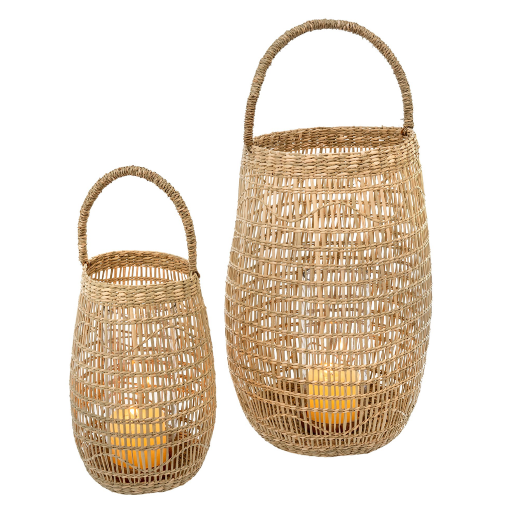 Soleil Seagrass Lanterns
