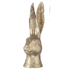 Distressed Gold Rabbit Busts