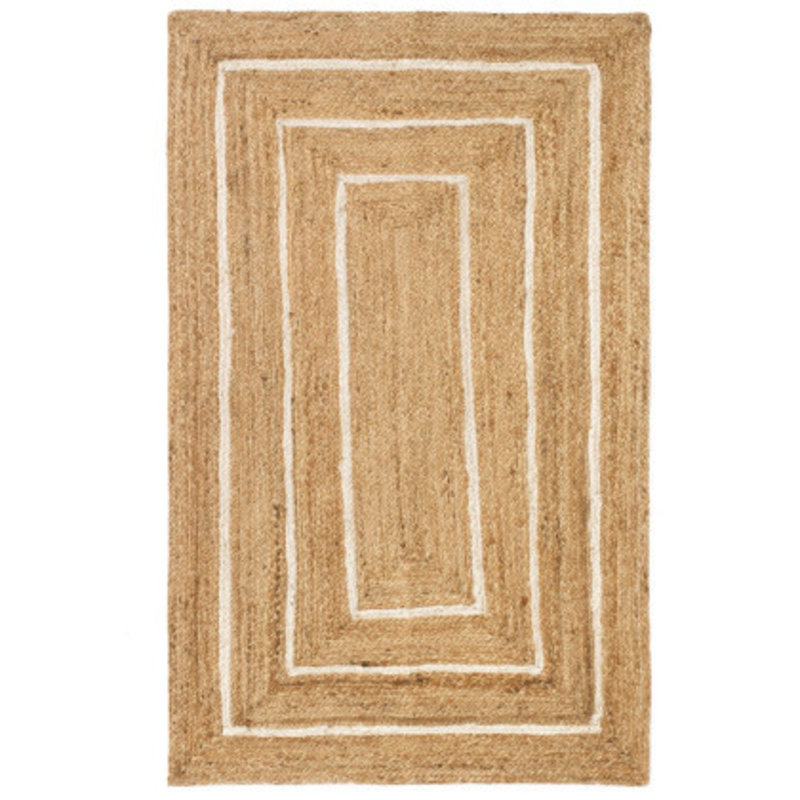 Coastal White Stripe Rug Haven Home & Gift