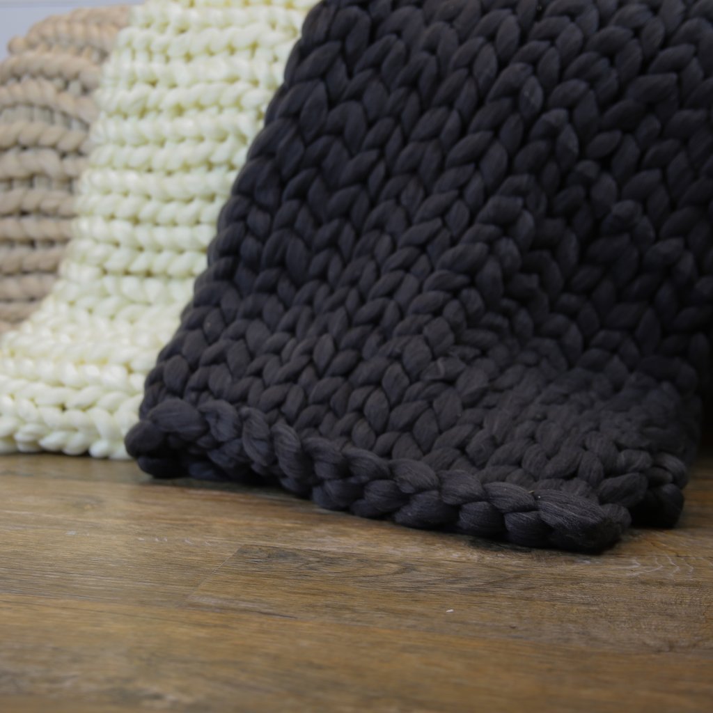 Handwoven Chunky Knit Throws