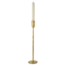 Gold Luna Forged Candlesticks