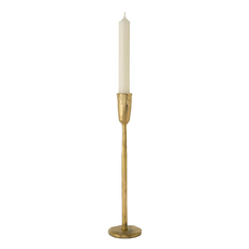 Gold Luna Forged Candlesticks