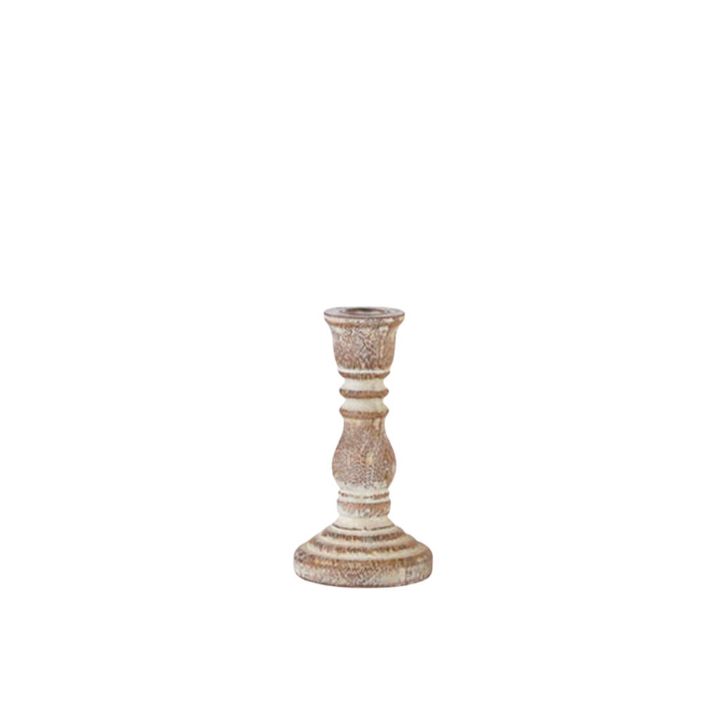 Embossed Resin Candlesticks