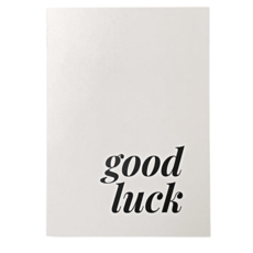 Good Luck Designer Card