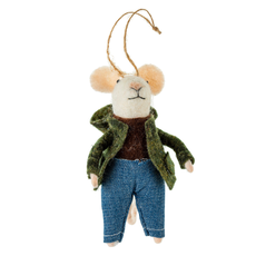 Off Duty Mouse Ornament
