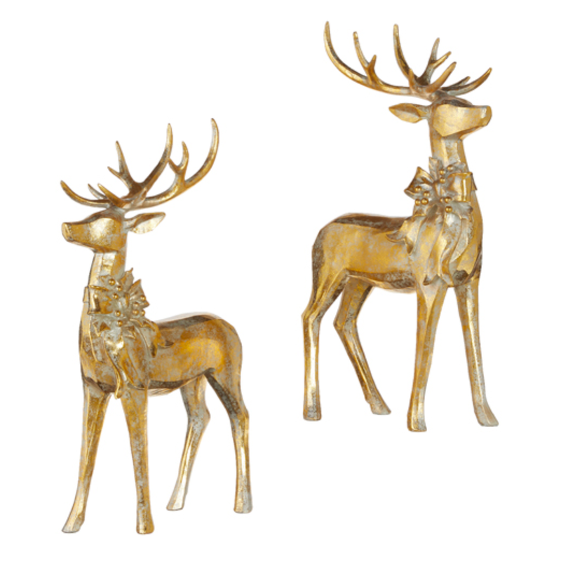 Gold Deer with Bow