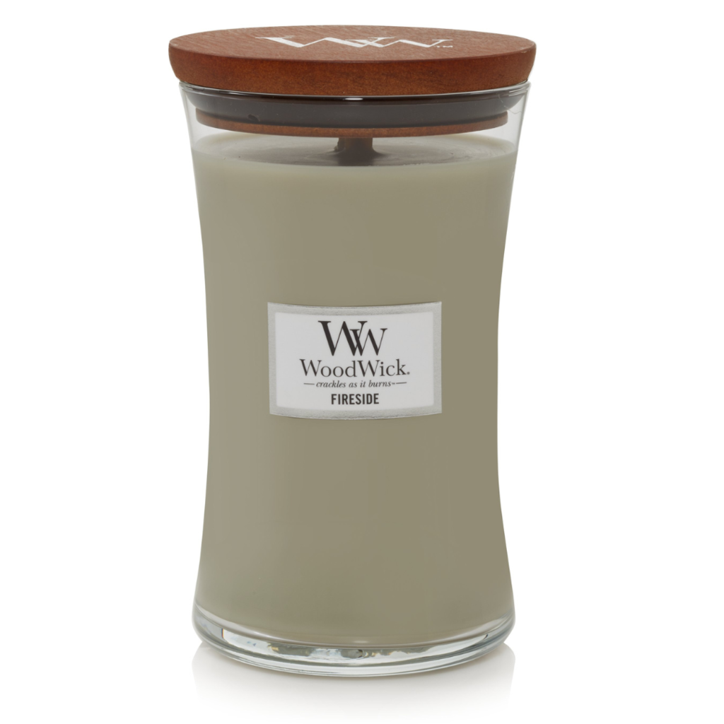 Large Fireside Wood Wick Candle