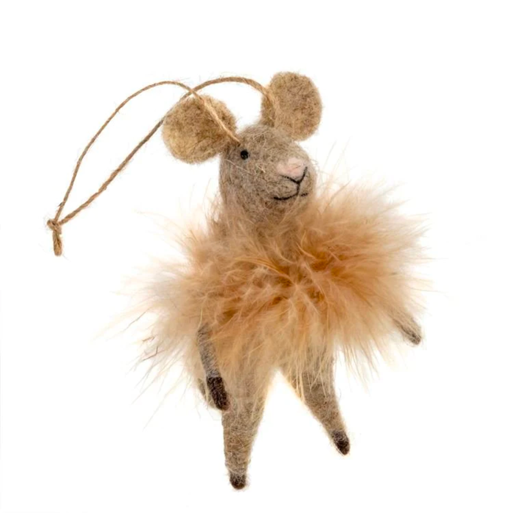 Fluffy Farah Mouse Ornament