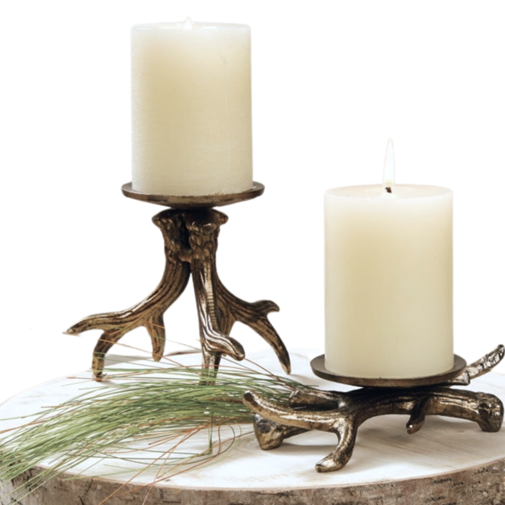 Small Antler Candle Holder