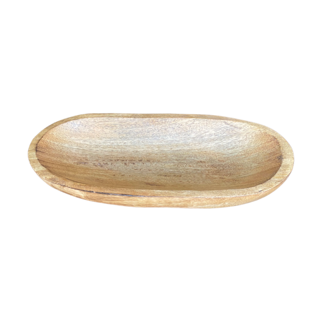 Mango Wood Boat Tray