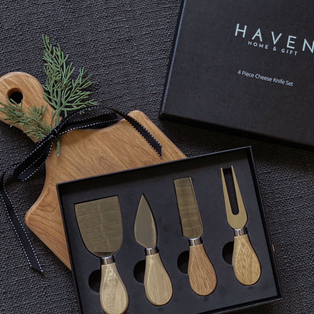HAVEN 4 Piece Cheese Knife Set