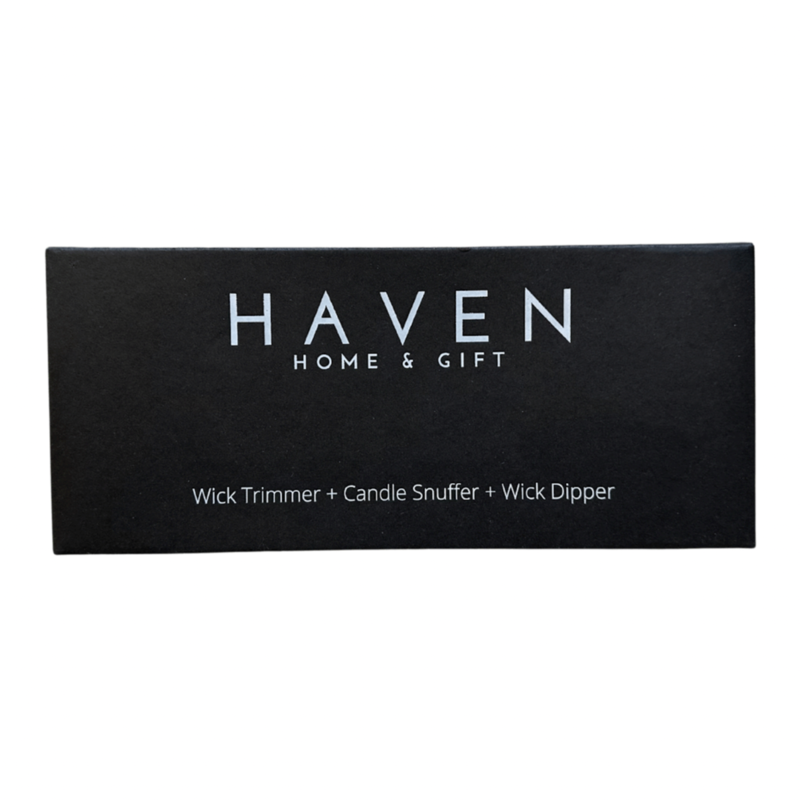 HAVEN 3 Piece Candle Accessory Set