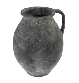 Charcoal Rhodes Pitcher Vase